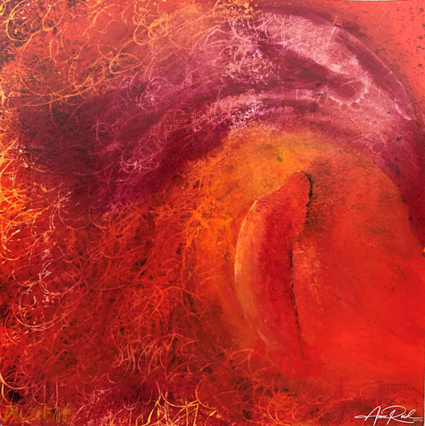 Jehovah Nissi - Abstract Prophetic Fine Art Print | Anne Reid Artist | Canada