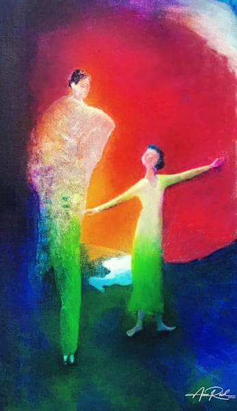 Japan 2 - Abstract Prophetic Fine Art Print | Anne Reid Artist | Canada
