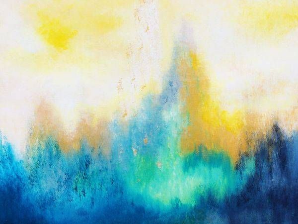 Third Day 3 - Abstract Prophetic Fine Art Print | Anne Reid Artist | Canada