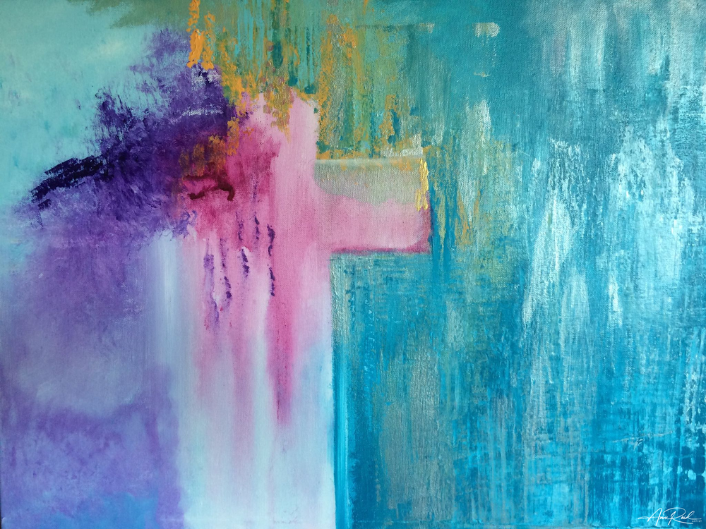 Ministry of Reconciliation - Abstract Prophetic Fine Art Print | Anne Reid Artist | Canada
