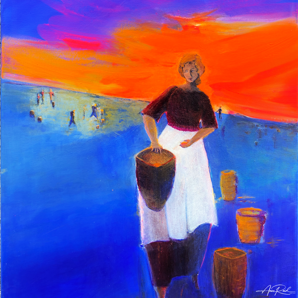 Ruth, square - Abstract Prophetic Fine Art Print | Anne Reid Artist | Canada