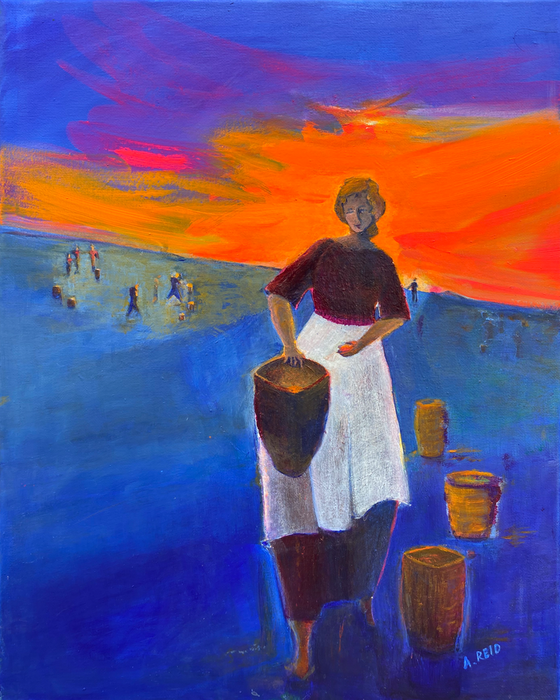 RUTH - METAL PRINT - ANNE REID ARTIST