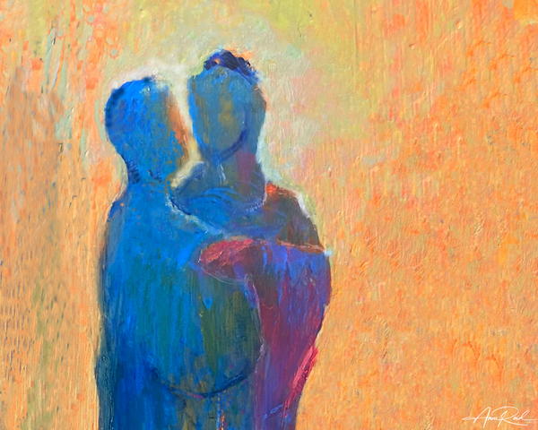 Ruth & Boaz 2 - Abstract Prophetic Fine Art Print | Anne Reid Artist | Canada