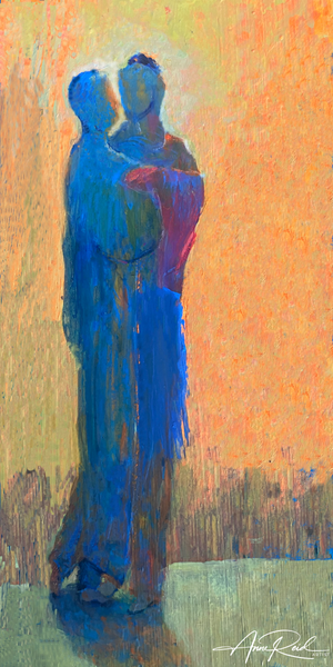 Ruth & Boaz - Abstract Prophetic Fine Art Print | Anne Reid Artist | Canada