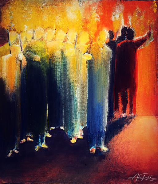 Rahab13 - Abstract Prophetic Fine Art Print | Anne Reid Artist | Canada