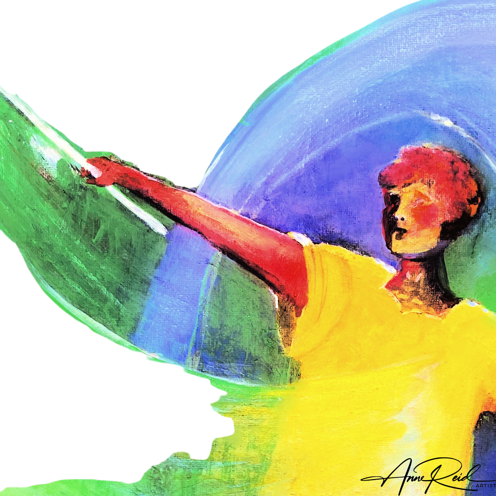 Surrounded 3 - Abstract Prophetic Fine Art Print | Anne Reid Artist |  Canada
