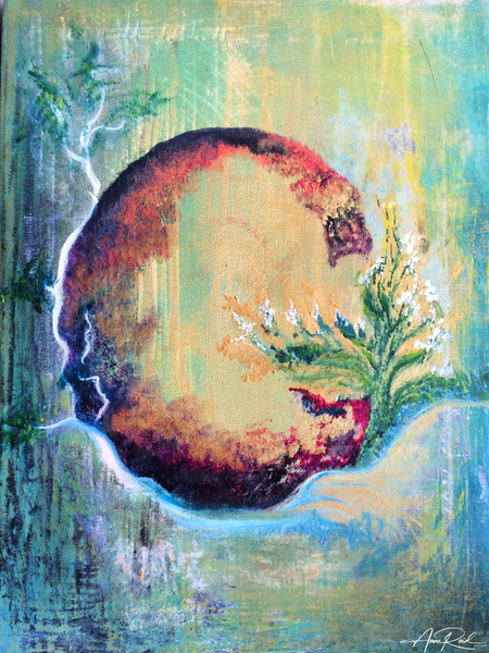 Sealed Garden - Abstract Prophetic Fine Art Print | Anne Reid Artist | Canada
