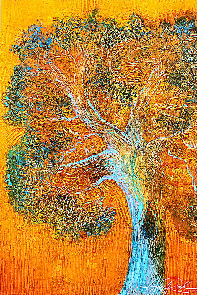 White Tree 2 - Abstract Prophetic Fine Art Print | Anne Reid Artist | Canada