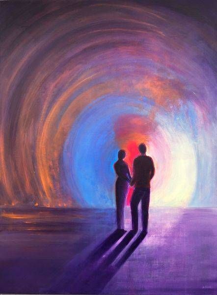 TWO 1 - PRINT - ANNE REID ARTIST
