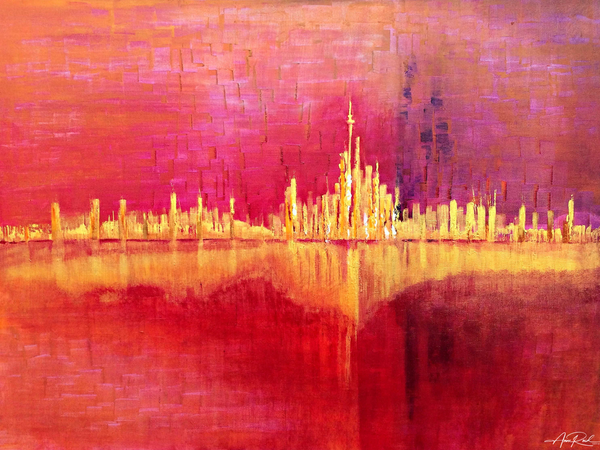 Toronto the Good - Abstract Prophetic Fine Art Print | Anne Reid Artist | Canada
