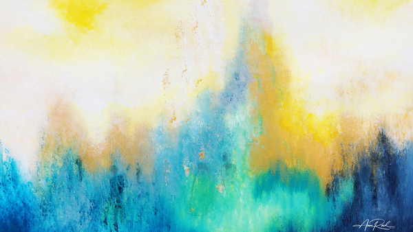 Third Day 3 - Abstract Prophetic Fine Art Print | Anne Reid Artist | 