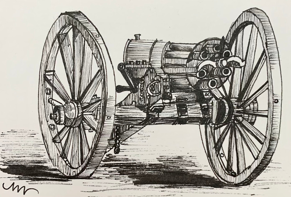 Old Guns Art | NikkiWorks: Fine Art and Paint Parties