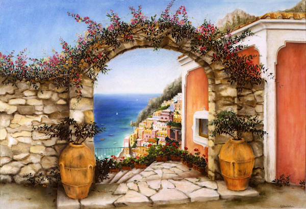 Walkway Positano Art | Elisabetta Franchini Studio